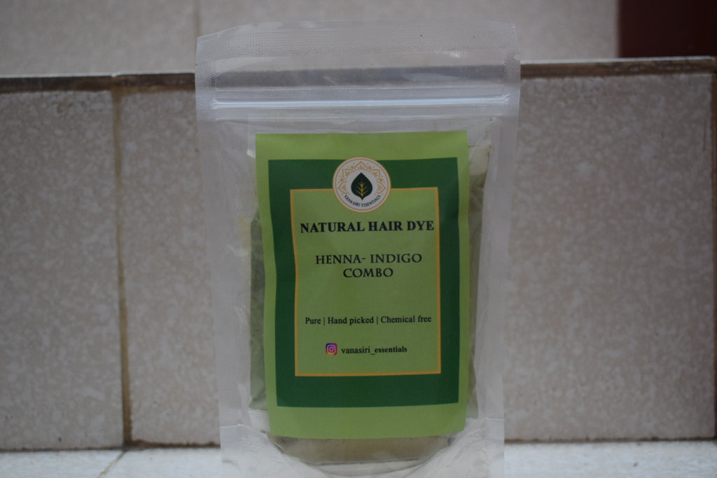Natural Hair Dye Henna -Indigo Combo